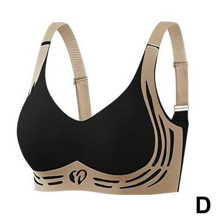 Super Gather Bra| Wireless Push-Up Bra  Comfortable Gather Bra Lift Bra Women Z6N6