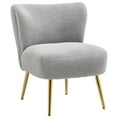 thumbnail image 1 of HOMCOM Accent Chair Side Chair for Living Room with Legs Charcoal Grey, 1 of 10