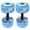 Blue*Plain weave, variant on Water Weights for Pool Exercise, 2PCS Aquatic Exercise Dumbbells, High-Density EVA-Foam Dumbbell Set, Pool Weights Dumbbells Set for Water Aerobics Weight Loss, Pool Fitness, for Adult