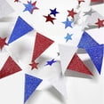 thumbnail image 5 of Star Garland Banner Streamers Red White and Blue, Patriotic Decorations for 4th of July, Independence Day, Labor Day, Veterans Day, Memorial Day, 5 of 5