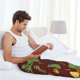 thumbnail image 5 of Fotbe Frogs and Mushrooms Pantalones de Pijama para Hombre, Pantalones de Dormir, Pantalones de Casa con Cintura Ajustable y Bolsillos-Small, 5 of 6