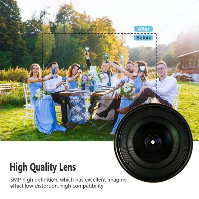 Camera Lens 8mm -Length Manual Aperture Camera Adapter With Low Distortion Easy To Install And Remove