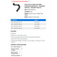 thumbnail image 2 of Valve Cover To Intake Tube Right Crankcase Breather Hose - Compatible with 2015 - 2020 GMC Yukon XL 2016 2017 2018 2019, 2 of 2