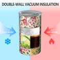 thumbnail image 2 of 20oz Coffee Tumblers Pioneer Flower Stainless Steel Vacuum Insulated Travel Tumbler Coffee Cups Mug with Lid and Straw with Cleaning Brush for Cold & Hot Drinks, 2 of 5