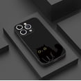 thumbnail image 4 of Muestra tu estilo: funda plateada arcoíris de doble capa esmerilada con ilustración peculiar para iPhone 15 Pro Max 14 13 12 Pro 11, 4 of 4