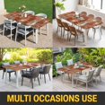 thumbnail image 5 of Orange Abstract Table Cloths for 6 Foot Rectangle Tables, Vintage Geometric Gradient Oil Painting Modern Patio Waterproof Elastic Fitted Tablecloths, Washable Rectangular Table Cover for Camping, 5 of 8