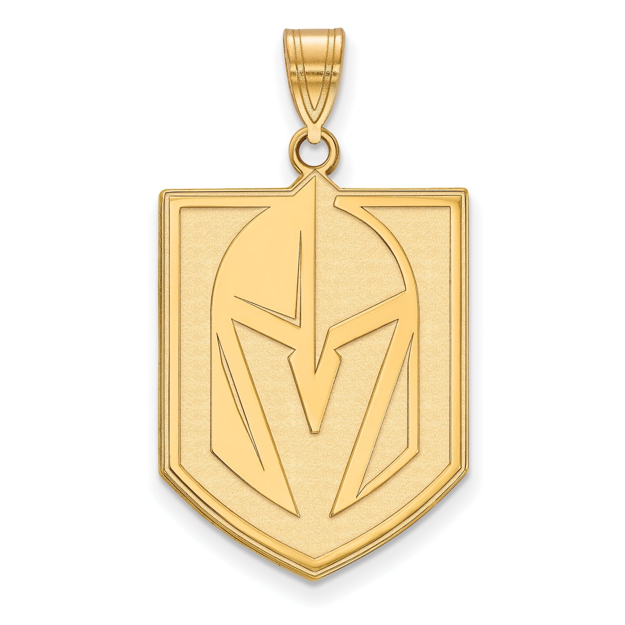 Lex /& Lu LogoArt Sterling Silver University of Pittsburgh Large Enamel Pendant w//Necklace
