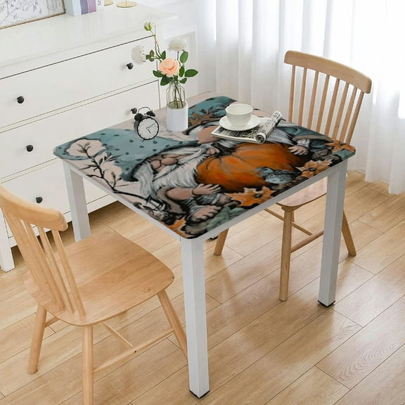 HAOXIT Fall Square, Thanksgiving Pumpkin Table Cover for Party Dinner Decor 36*36