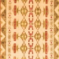 thumbnail image 1 of Ahgly Company Indoor Square Abstract Orange Modern Area Rugs, 6' Square, 1 of 4