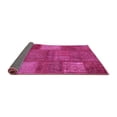 thumbnail image 2 of Ahgly Company Indoor Rectangle Patchwork Pink Transitional Area Rugs, 7' x 9', 2 of 4