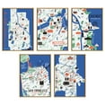 thumbnail image 7 of Kate and Laurel Sylvie San Francisco Illustration Framed Canvas Art Print, 23" x 33", byStacie Bloomfield, 7 of 7