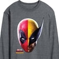 thumbnail image 3 of Marvel Deadpool & Wolverine - Wolverine Split Space - Men's Long Sleeve Graphic T-Shirt, 3 of 5