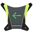 thumbnail image 3 of Dodocool LED Turn Signal Bike Pack USB Rechargeable Reflective Vest Backpack with Direction Indicator Safety LED Backpack Wireless Remote Control Bicycle Bag Sports Vest Ultralight Riding Bag, 3 of 7