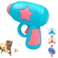 thumbnail image 1 of Cat Flying Disc Launcher Toy Set with 5 Propellers, Interactive Fetch Toy for Indoor Cats & Dogs, High-Visibility Saucers for Hunting Chasing Play, Outdoor Pet Gift, 1 of 8