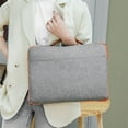 thumbnail image 4 of Qonioi 14 Inch Laptop Bag, Water-Resistant Business Briefcase with Multiple Compartments, Computer Case Carrier, 4 of 6