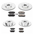 thumbnail image 3 of PowerStop Front and Rear Z23 Evolution Sport Carbon-Fiber Ceramic Brake Pad and Drilled & Slotted Rotor Kit Fits: MAZDA Select Models K5879, 3 of 10