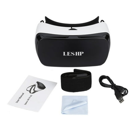 LESHP 3D VR Glasses Headset Virtual Reality Goggles Play Movies Photos Enjoyment for Smartphones