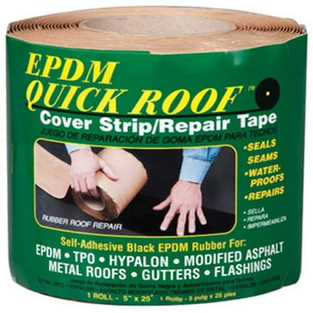Roof Strip - Quick Roof™ BRQR525 Self Adhesive EPDM Rubber Cover Strip, 5