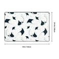 thumbnail image 3 of Area Rugs for Living Room Bedroom, 3x5 Soft Throw Rug Non-Slip Carpet, cool stingrays bubbles white Washable Indoor Floor Area Rug Bedroom Decor Aesthetic 60x39in, 3 of 7