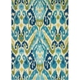thumbnail image 1 of Couristan 22630702020040T 2 x 4 ft. Covington Delfina Rug - Azure & Lemon, 1 of 1