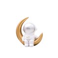 thumbnail image 1 of xiaxaixu Space Man Shaped Resin Statue, Non-slip Free-standing DIY Sculpture, 1 of 9