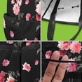 thumbnail image 5 of Garden Tool Bag,Pioneer Flower Floral Print Pattern Garden Tool Organizer,Garden Gifts,Waterproof Multi-Pocket Garden Tool Storage 11.8x5.5x11.4 Inch(Tools NOT Included), 5 of 6