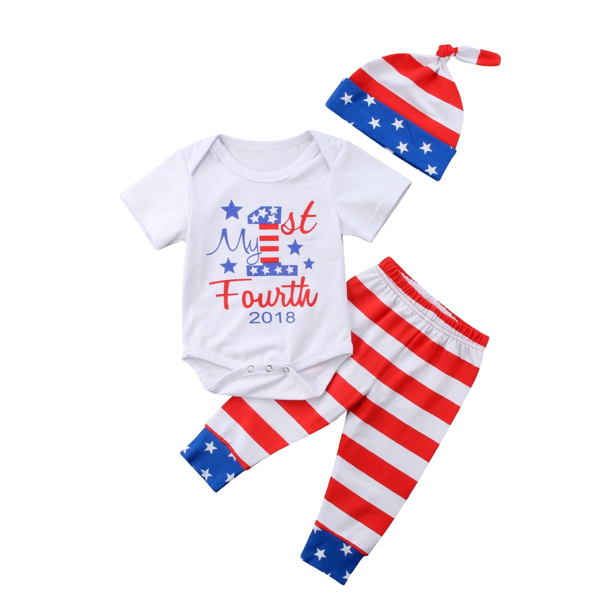 4th of july baby hats