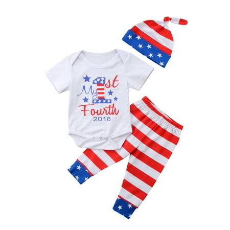 

Inevnen 3Pcs Newborn Boys Pants Outfits Short Sleeve Letter Printed Romper Tops