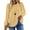 A-Yellow, variant on UVN Fall Shirts for Women Long Sleeve Blouses Ladies Crewneck Lace Crochet Tops Dressy Chiffon Blouses