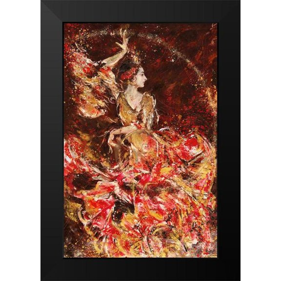 Wiley, Marta 11x14 Black Modern Framed Museum Art Print Titled - Fibonacci Flamenco