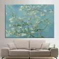 thumbnail image 2 of Almond Blossom Art Canvas, The Blossoming Almond Tree Canvas, Famous Poster, Tree Canvas, Vincent Home Decor Poster, Botanical Printed Canvas, Canvas Wall Decor - 3P-Natural Framed, 2 of 9