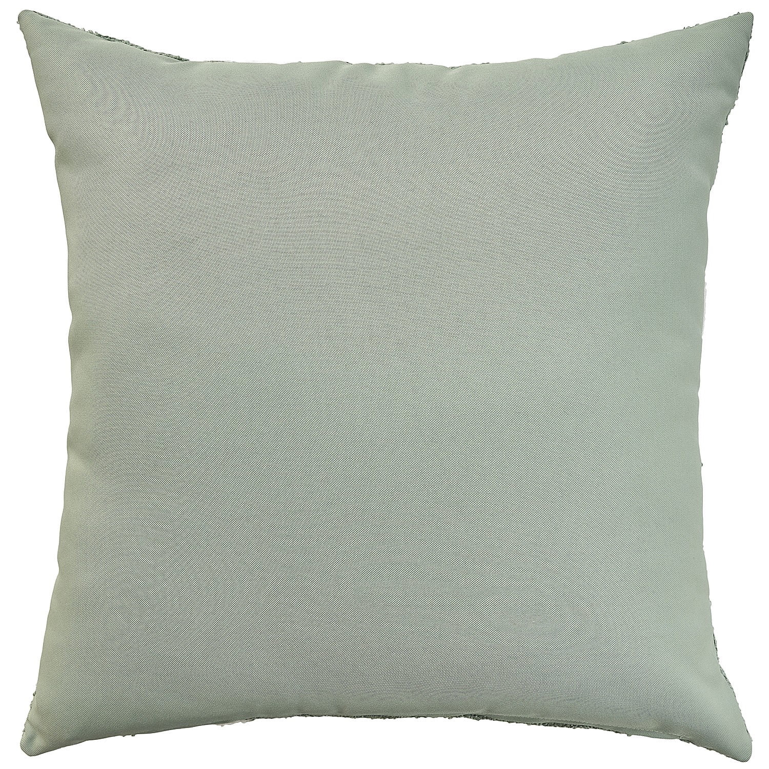 Mina Victory Towel Embroidered Starfish 18" x 18" Indoor Outdoor Throw Pillow Aqua