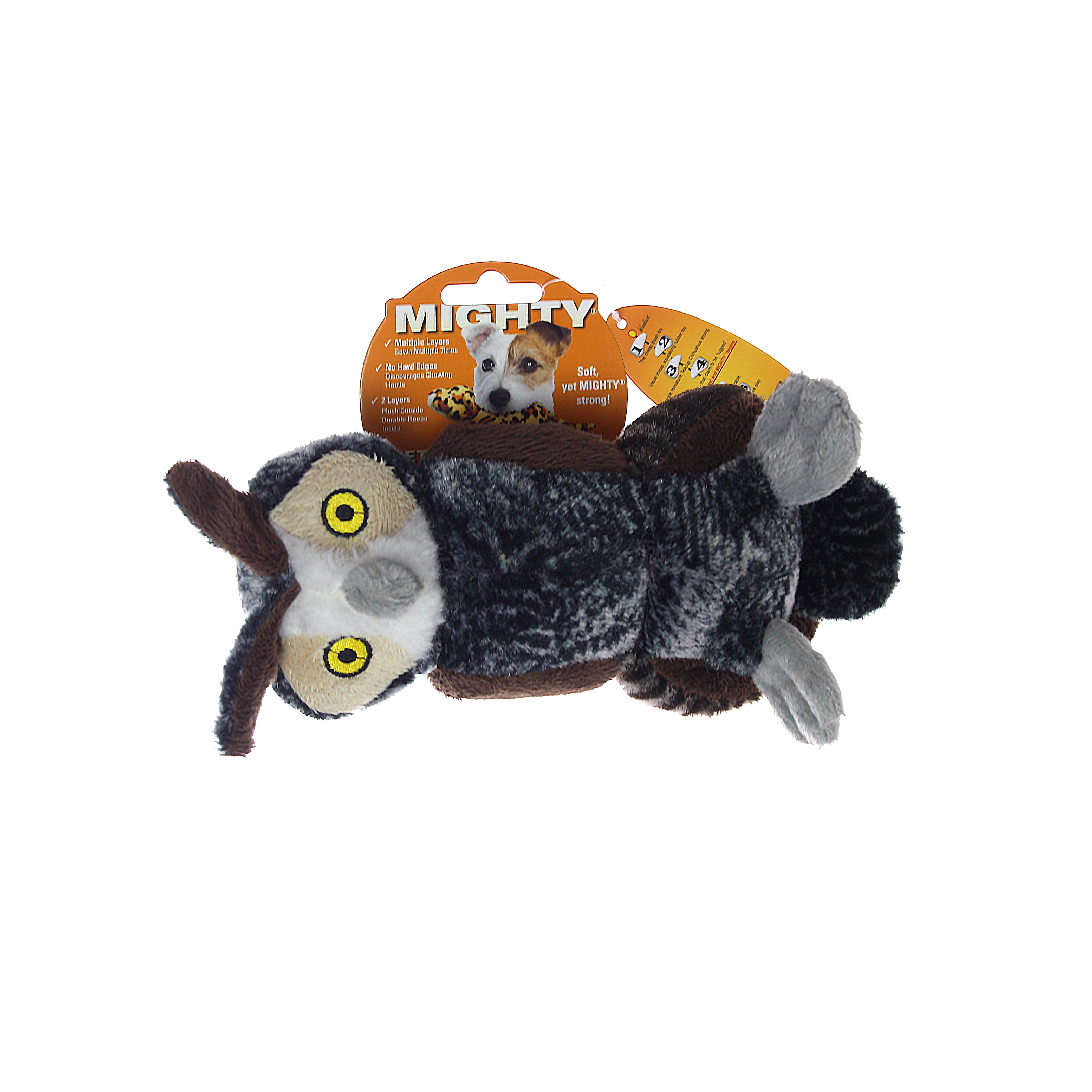 Mighty Junior Nature Owl, Plush and Durable Dog Toy - Walmart.com