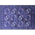 thumbnail image 1 of Ahgly Company Indoor Rectangle Oriental Blue Industrial Area Rugs, 7' x 10', 1 of 4