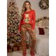 thumbnail image 2 of et Pijama Mujer Navideña Unitalla Invierno Conjunto Suave y Cálido, 2 of 5