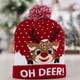 thumbnail image 4 of Toystoory Sombrero de Navidad LED que brilla intensamente Papá Noel * Gorras Suéter de alce Tocado de muñeco de nieve Sombreros de punto Kits de decoración para fiestas Deja que nieve, 4 of 6
