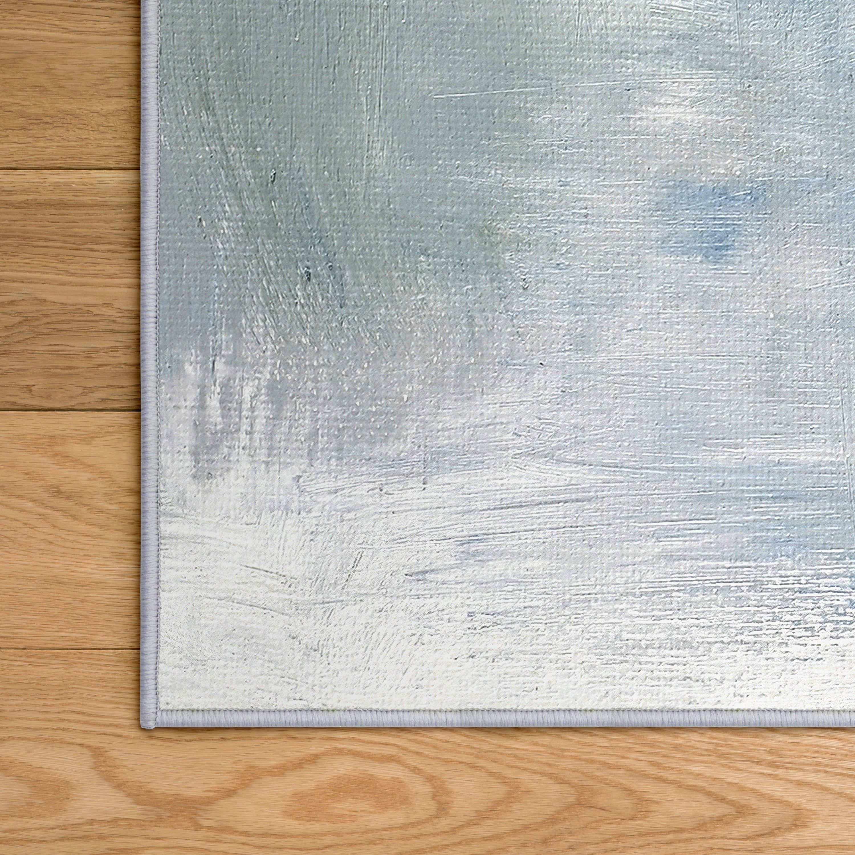 A New Dawn Washable Abstract Art Area Rug size 8'x10', Power-loomed, Heavenly Softness with Non-Slipping Backing