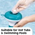 thumbnail image 4 of YSTIANN Distributeur de Produits Chimiques Flottant - Support de Tablette de Chlore 5 Pouces pour Spas et Piscines, Chlorinateur Multifonctionnel avec Contrôle de Débit Réglable AZ78-4430, 4 of 6