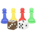 thumbnail image 1 of Plastic Material Durable Collapsible Children Chess Game,  Easy To Carry  Chess Game, for Student Park Children Friends, 1 of 8