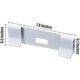 thumbnail image 2 of 12pcs Vertical Blind Repair Vane Savers, Metal Vertical Blind Repair Tabs, Vertical Blind Repair Clips for Vertical Blinds Replacement Slats, White, 2 of 4