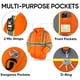 thumbnail image 4 of Chaqueta con capucha de seguridad TICONN High Vis Reflective ANSI III, 4 of 6