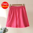 thumbnail image 1 of Pantalones cortos de traje verde con camiseta para mujer y Top suelto de gran tamaño 100% algodón verano conjunto de dos piezas mujeres chándal clásico Casual Tan Jianjun  unisex, 1 of 2