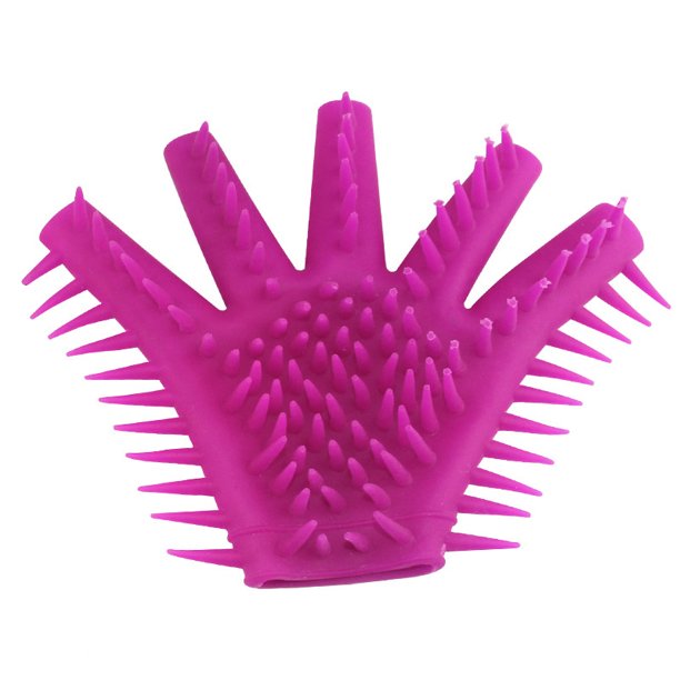 ShenMo 2pcs Male Female Massage Gloves Ribbed Palm Teasing Gloves Finger Sleeve Toy Sex Glove Finger Sleeve Stimulator Toys