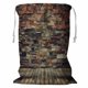 thumbnail image 1 of Cesta de almacenamiento vacía ABPHQTO de madera y pared de ladrillo Bolsa de lavandería con cordón 45x60 cm, 1 of 3