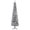 Black, variant on HOMCOM Snow Flocked Pencil Christmas Tree Slim Artificial Christmas Tree