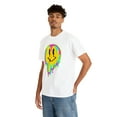 thumbnail image 6 of Multicolor smiley face emoji t shirt emoji graphic Unisex Heavy Cotton Tee, 6 of 8