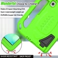 thumbnail image 6 of BMOUO Kids Case for Samsung Galaxy Tab A11 8.7 Inch 2025/A9 8.7" 2023 /Tab A7 Lite 8.7" 2021- with Built-in Screen Protector, Shockproof Samsung Galaxy Tab A11/A9/A7 Lite Case 8.7 Inch - Green, 6 of 7