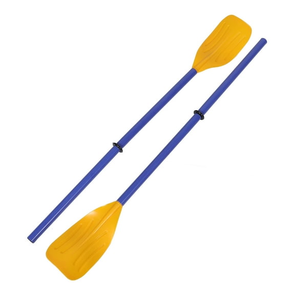 Yellow ABS Boating Paddle for Outdoor Use Lightweight Portable 2pcs