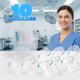 thumbnail image 4 of 10px Careta Protectora Facial con Lentes Integrados Transparente Paquete de 10 Piezas, Diseño Cómodo y Visión Clara, Ideal para Uso Diario en Trabajo, Atención al Público y Actividades Generales, 4 of 5