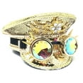 thumbnail image 2 of RAVE Captain Style Luxury Rhinestone Sequin Sparkly Concert Hat for Music Festivals, 2 of 5